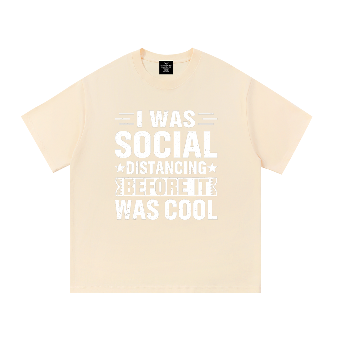 mom lover Social Distancing Before It Was Cool Funny Tee