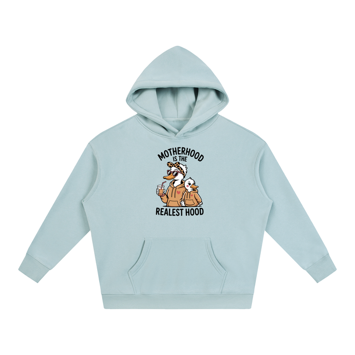 Motherhood Is The Realest Hood Goose Hoodie