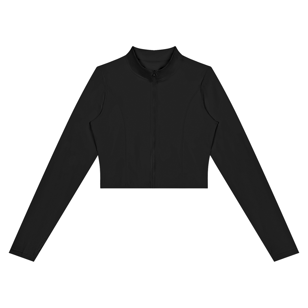 women gym wear Crop Yoga Sports Jacket