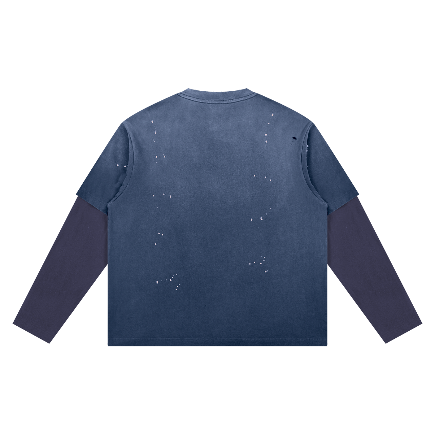 men brand Unisex Vintage Wash Distressed Layer T-Shirt