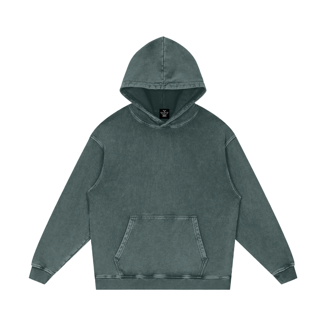 MEN HODDIES Snow Washed Loose Cotton Hoodie