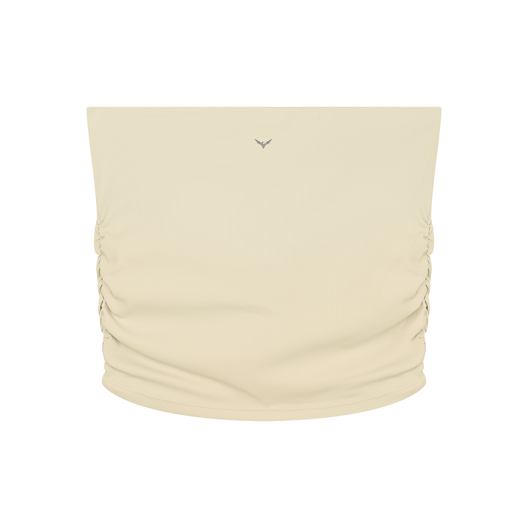 Women’s TANK TOP Ruched Cropped Yoga Tube Top