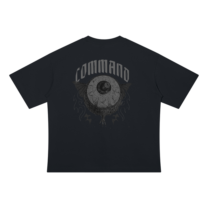 men graphic  Drop Shoulder Cotton T-Shirt