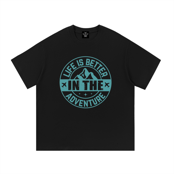 hiking lover Life Is Better In The Adventure Mountain Badge Tee