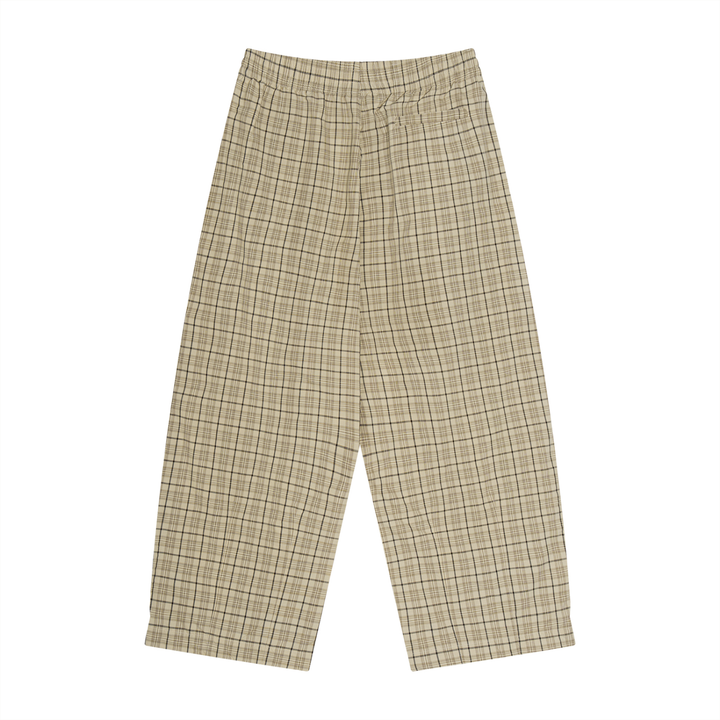 WOMEN PENT Plaid Wide Leg Pants