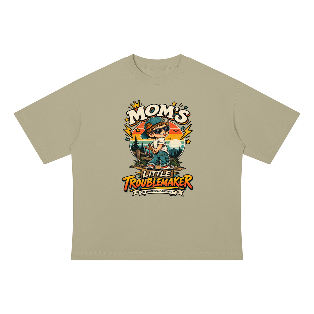 mom lover   Drop Shoulder Cotton T-Shirt