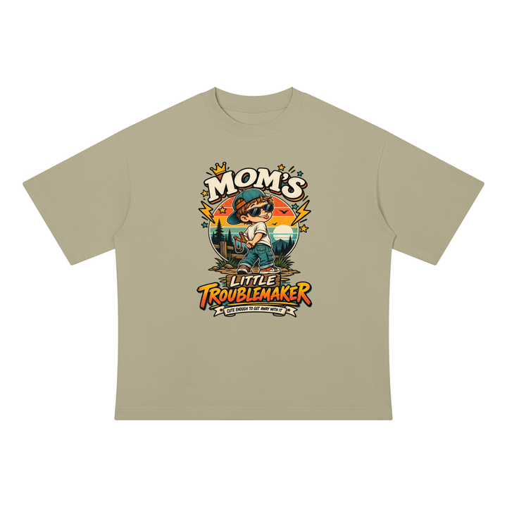 mom lover   Drop Shoulder Cotton T-Shirt