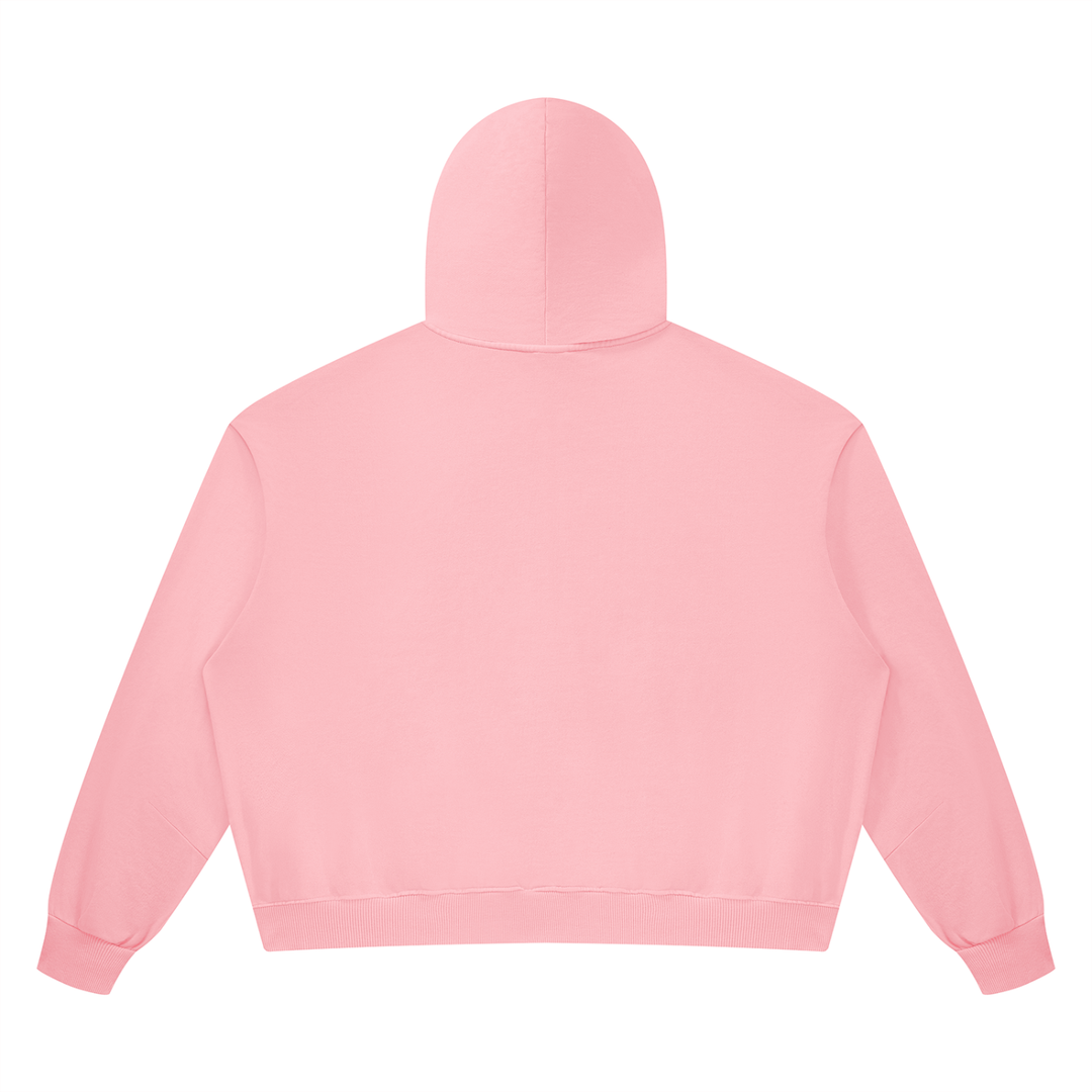 WOMEN HODDIES  Vintage Wash Boxy Full Zip Hoodie