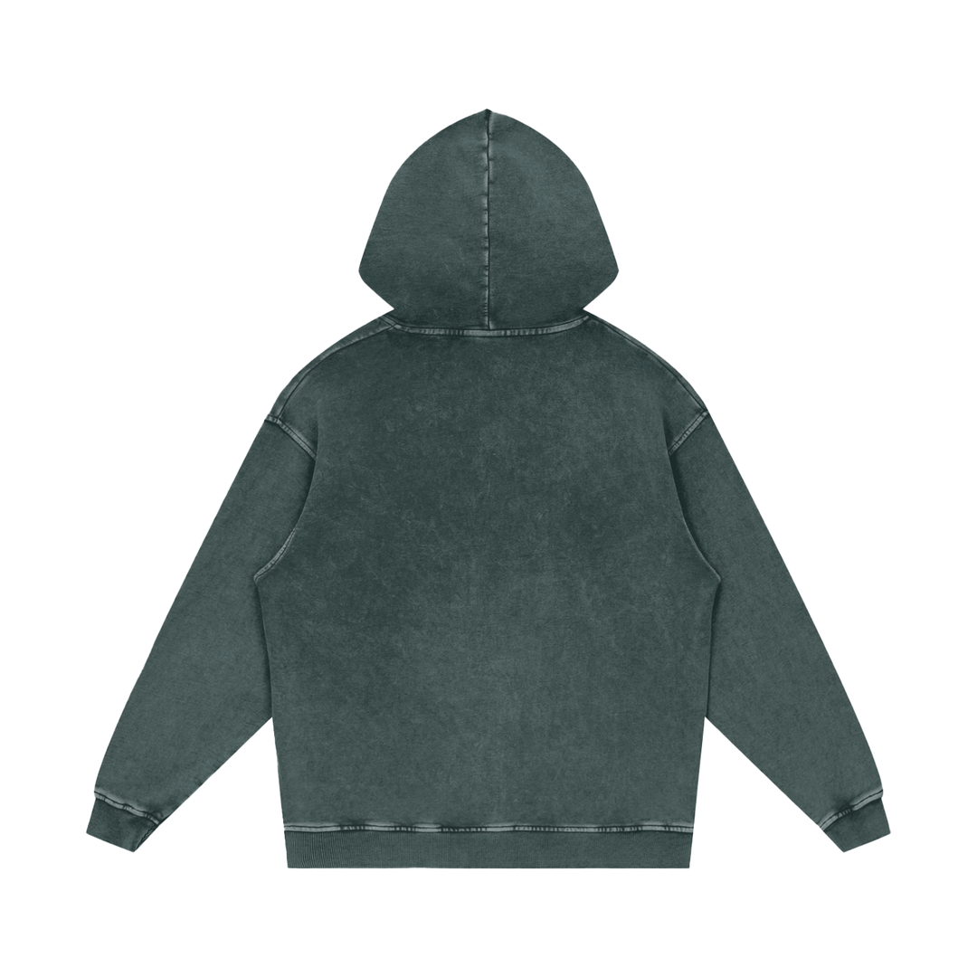 MEN HODDIES Snow Washed Loose Cotton Hoodie