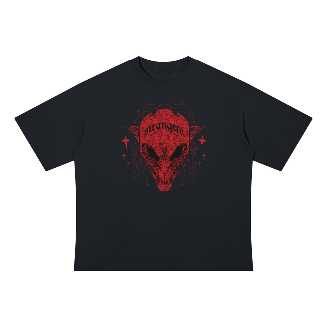 men graphic Drop Shoulder Cotton T-Shirt