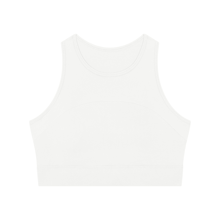 Women gym wear  Paneled Crop Yoga Tank Top