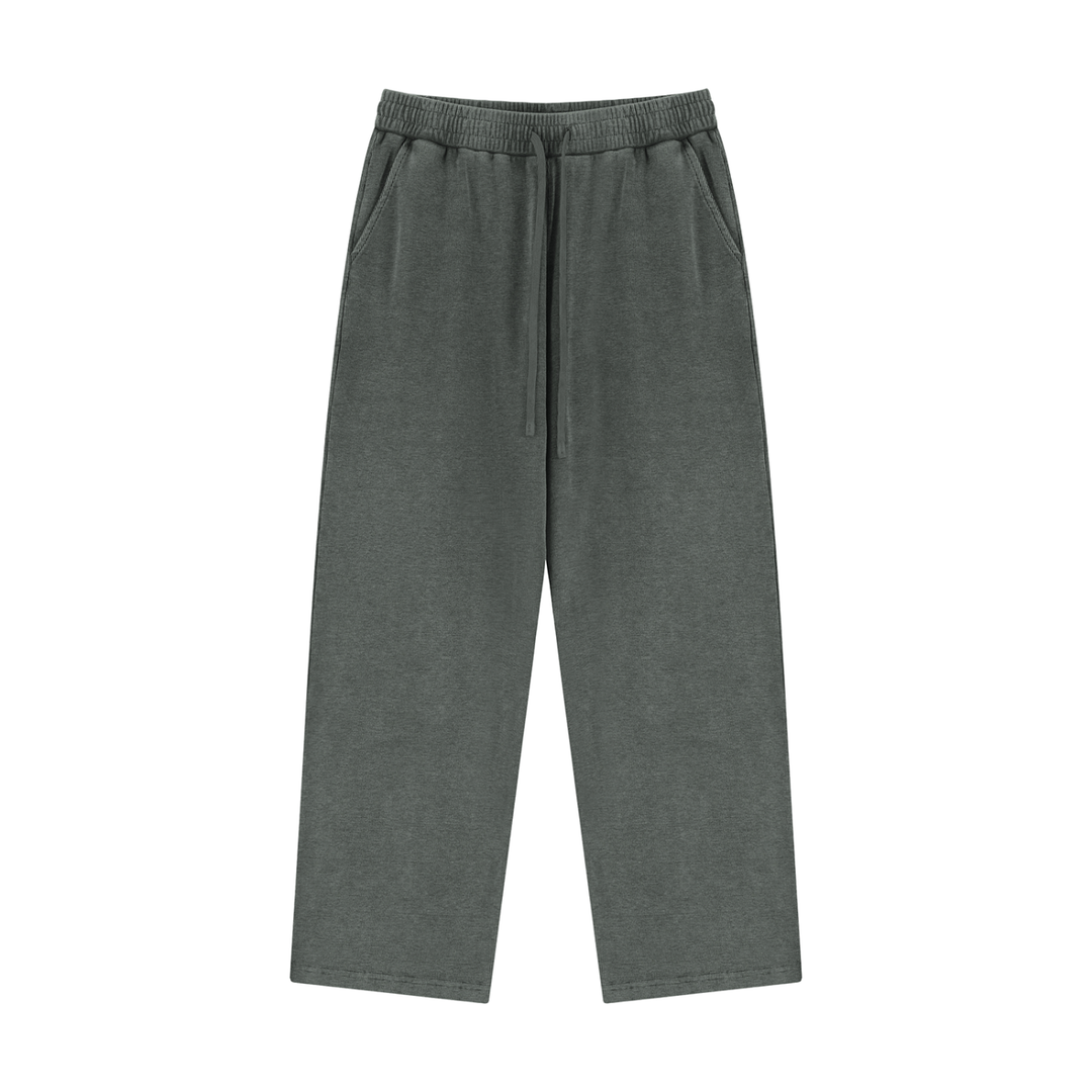 WOMEN PENT TROUSER Mineral Wash Waffle Sweatpants
