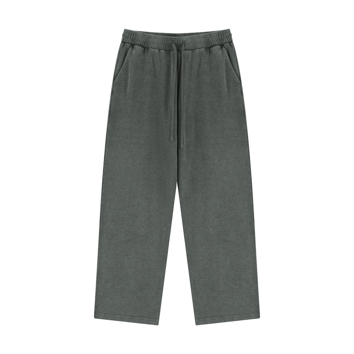 WOMEN PENT TROUSER Mineral Wash Waffle Sweatpants