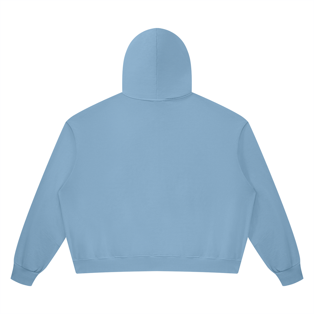 WOMEN HODDIES  Vintage Wash Boxy Full Zip Hoodie