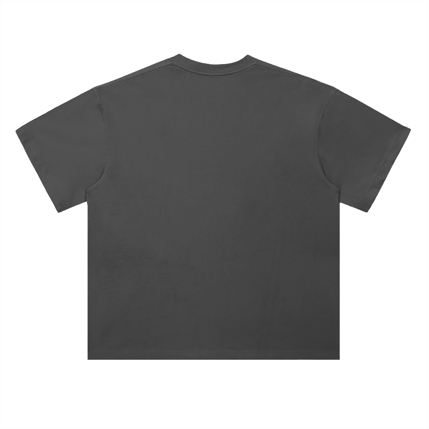 I Suck At Hiking Funny Cartoon Bear Tee in Dark Gray, back view.