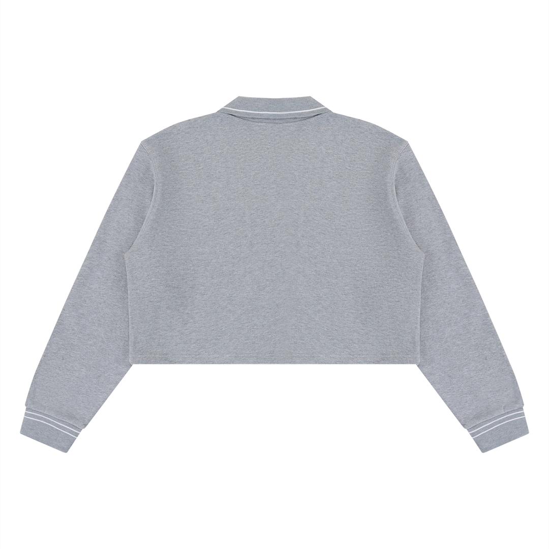 Women’s  hoddies Crop Collared Sweatshirt