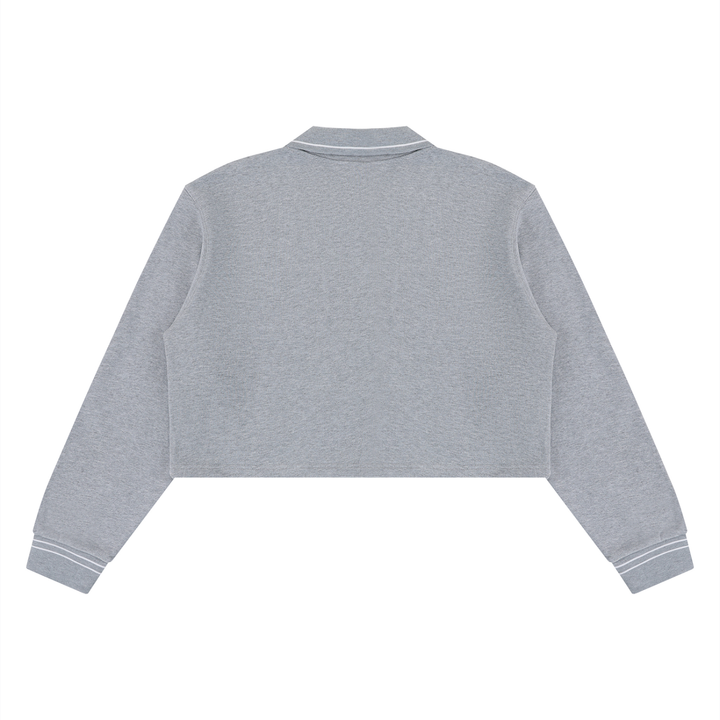 Women’s  hoddies Crop Collared Sweatshirt