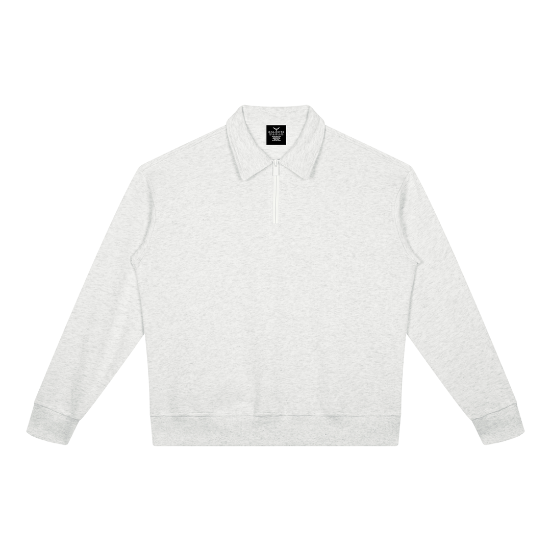 women hoddies  Boxy Quarter-Zip Sweatshirt