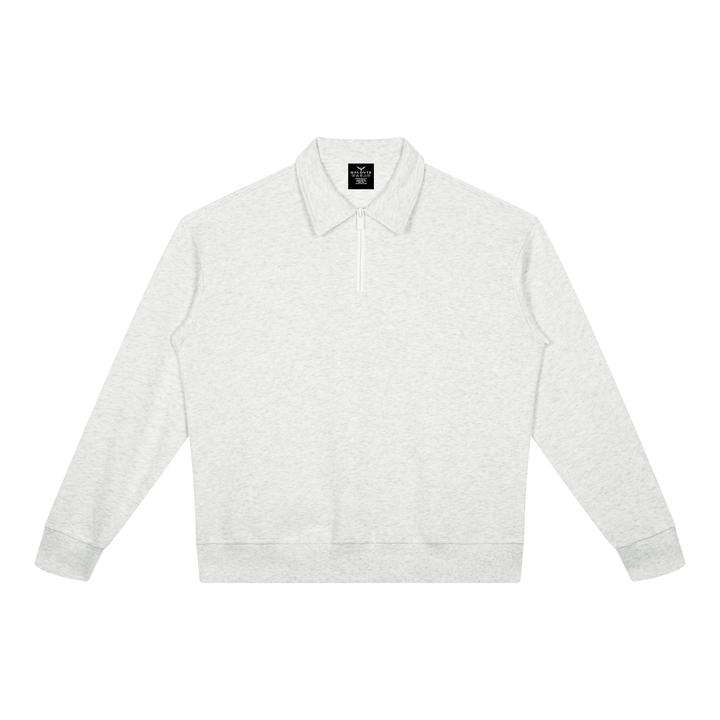 women hoddies  Boxy Quarter-Zip Sweatshirt