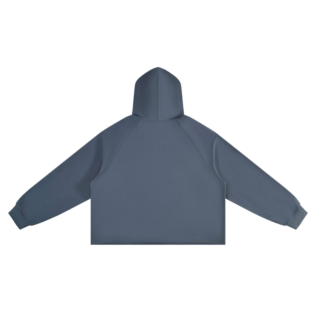 MEN hoddies  Vintage Wash Raw Edge Boxy Hoodie