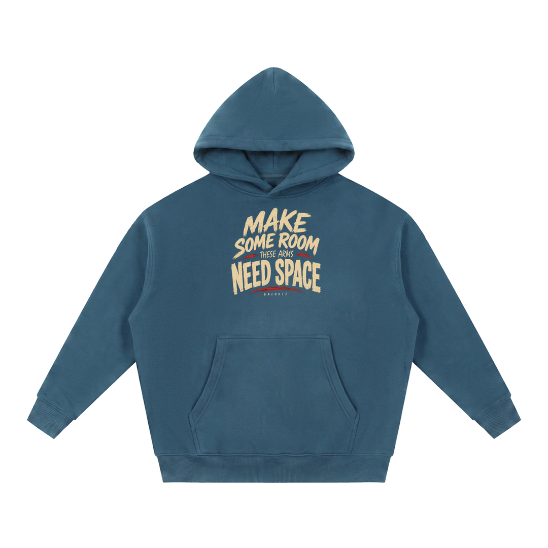 men graphics Essential Oversized Boxy Fit Fleece Hoodie