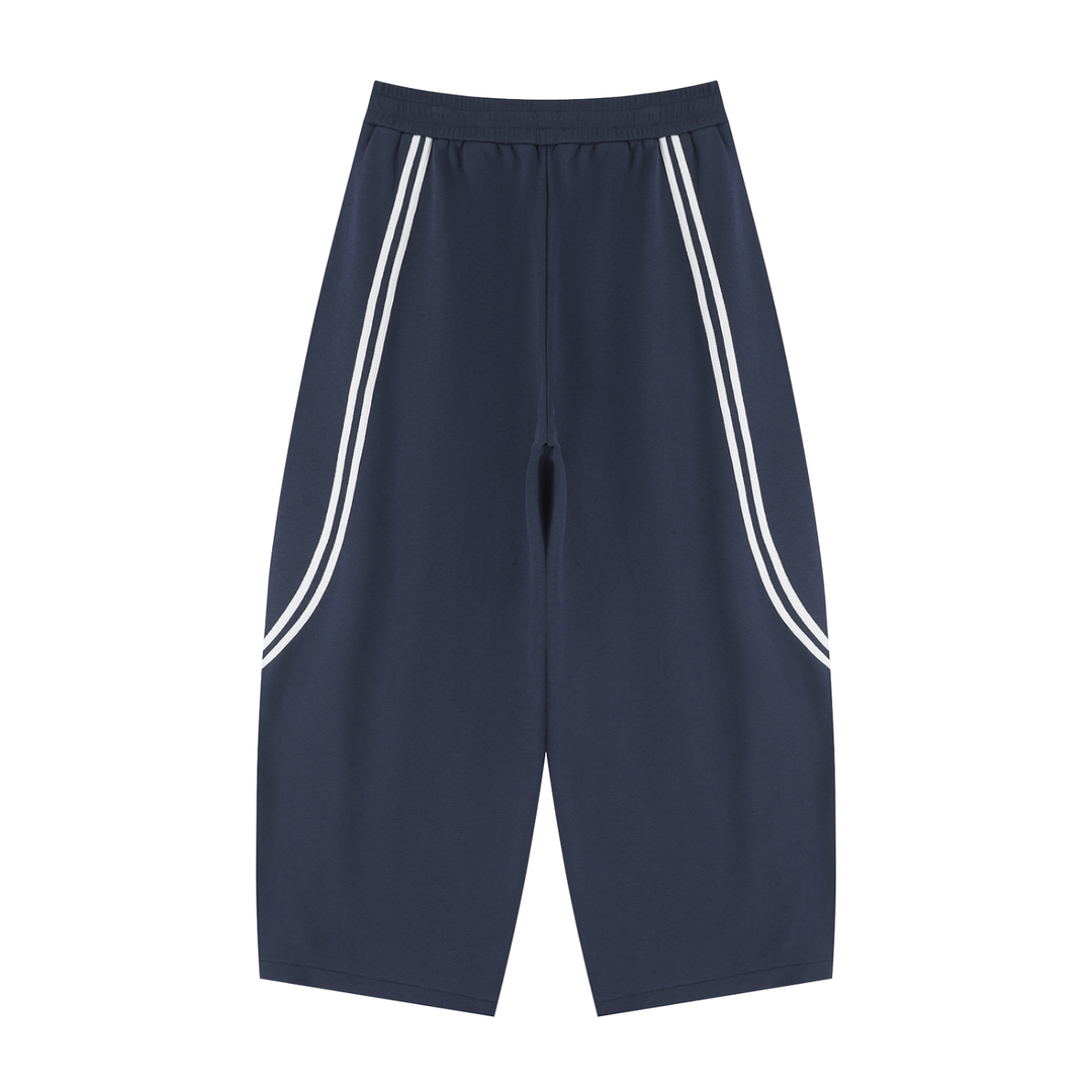men brand Wide Leg Piping Sweatpants