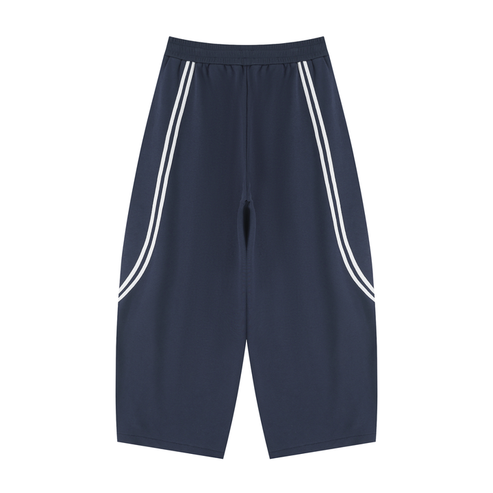 men brand Wide Leg Piping Sweatpants
