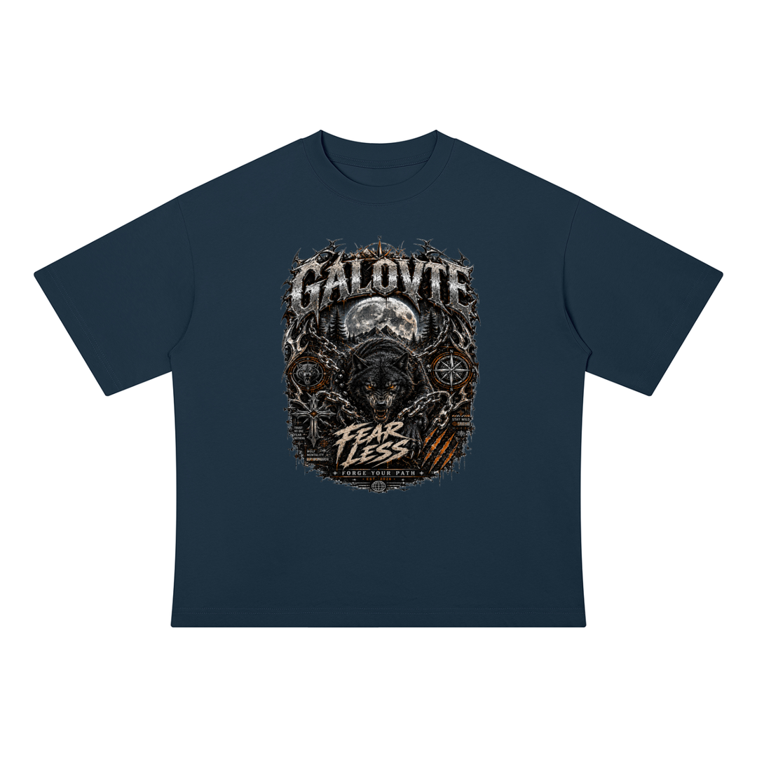 men graphic Unisex Drop Shoulder Cotton T-Shirt
