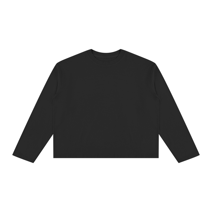 women t shirt Vintage Wash Long Sleeve Boxy T-Shirt
