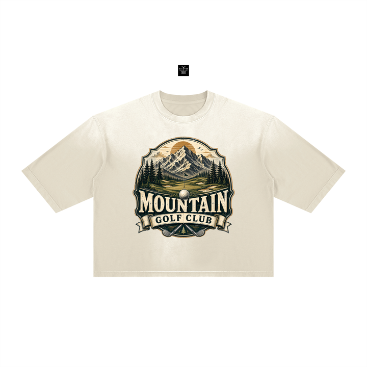 GOLF LOVER Unisex Vintage Wash Sunfade Boxy T-Shirt
