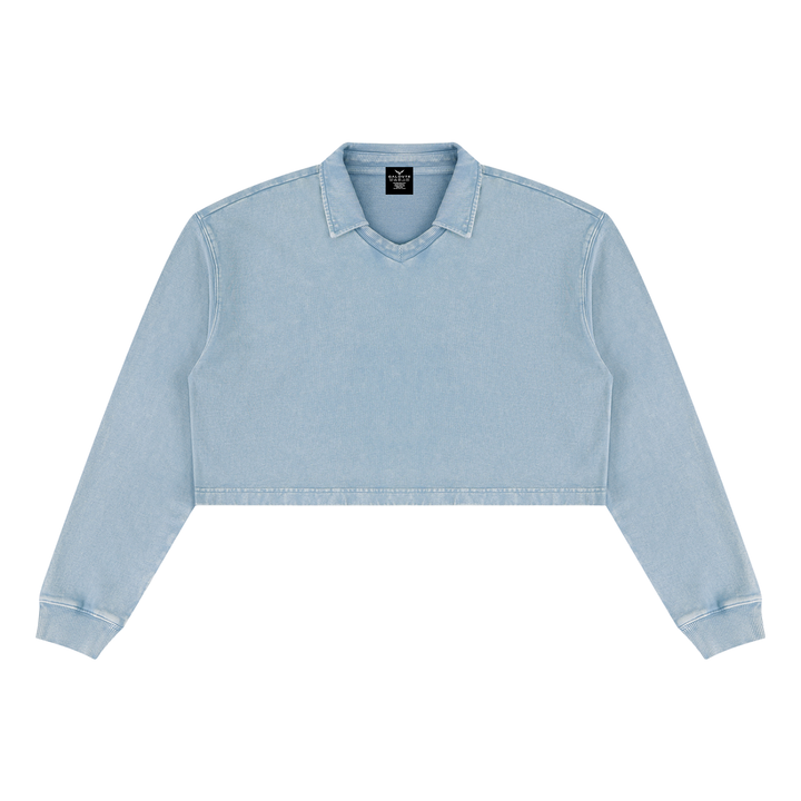 Women’ HODDIES Vintage Wash Crop Sweatshirt