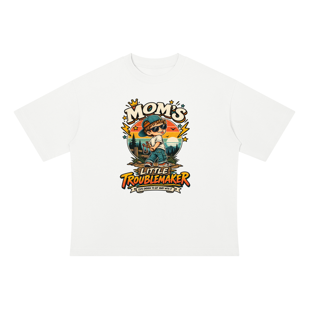 mom lover   Drop Shoulder Cotton T-Shirt