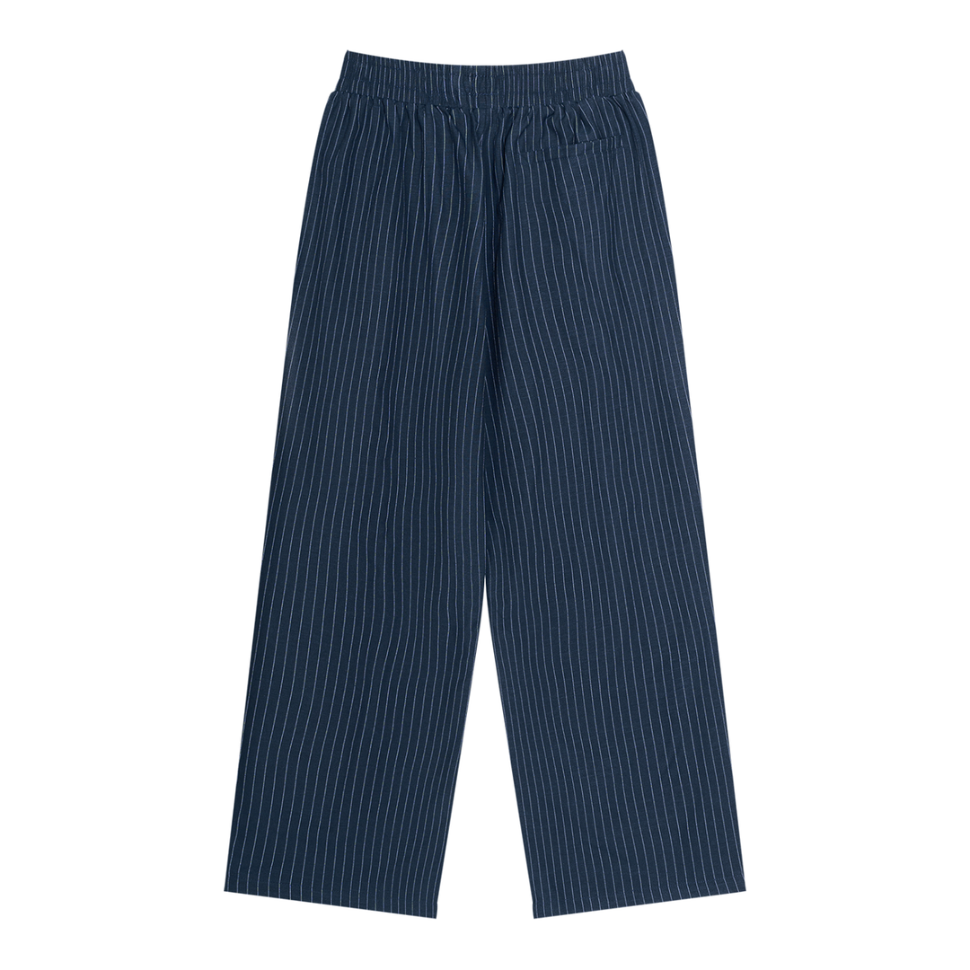 WOMEN PENT  Striped Pleated Pants