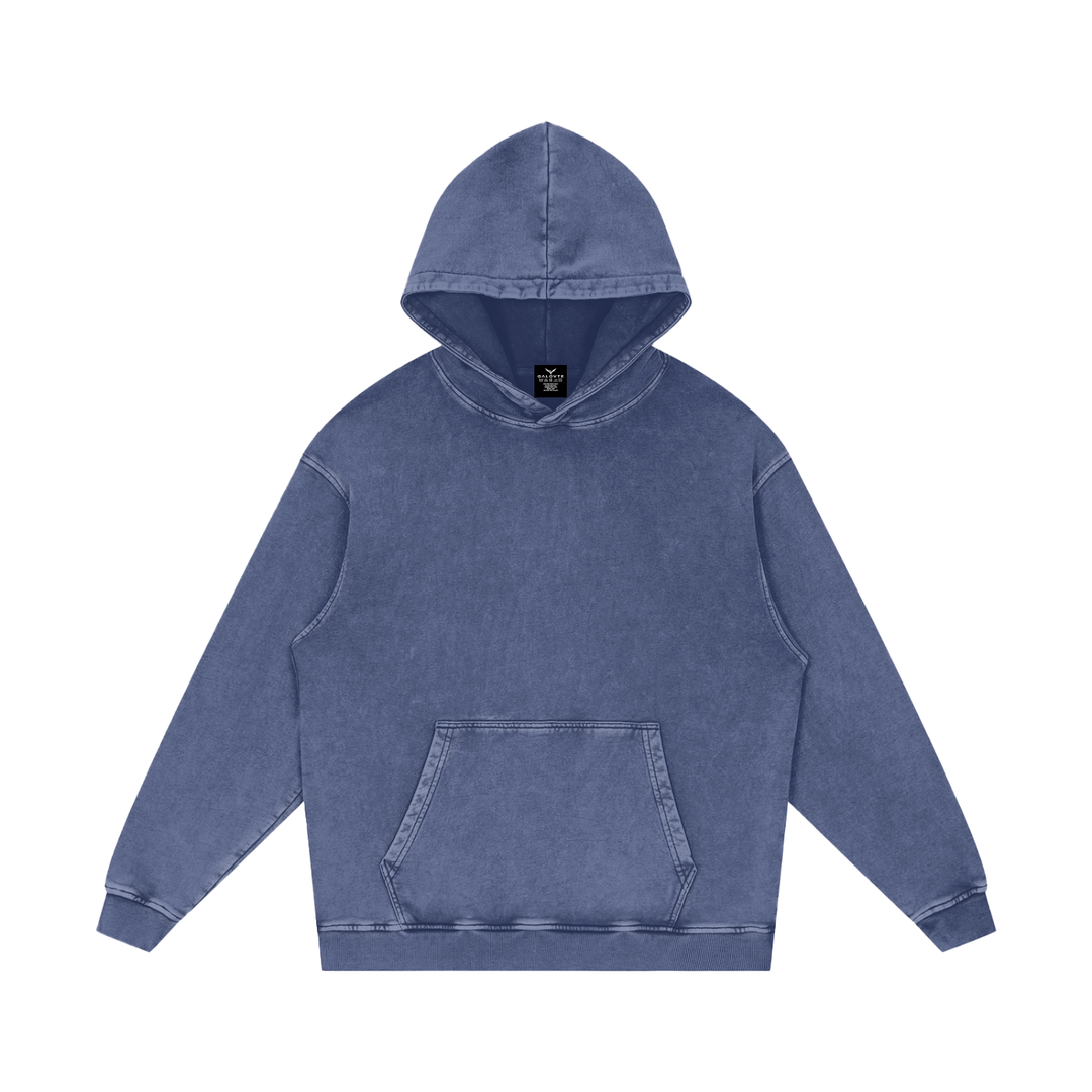 MEN HODDIES Snow Washed Loose Cotton Hoodie