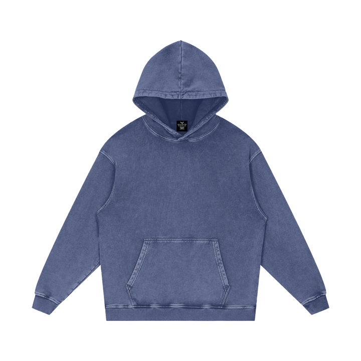 MEN HODDIES Snow Washed Loose Cotton Hoodie