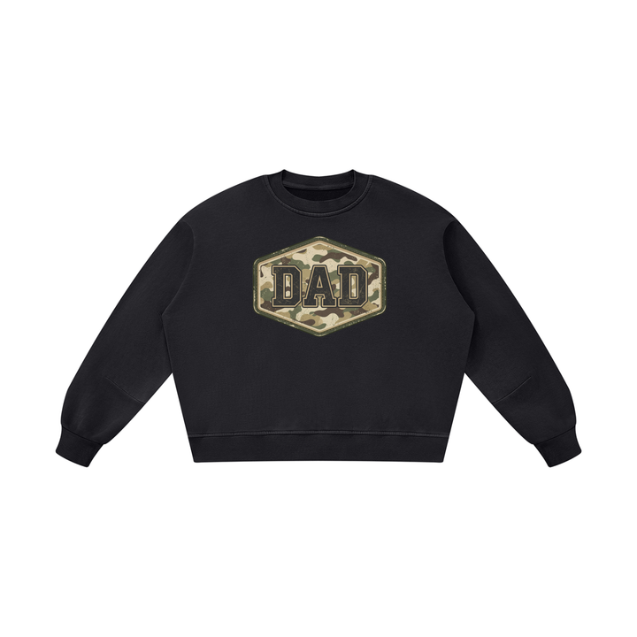 DAD LOVER UNISEX  Boxy Vintage Washed Sweatshirt