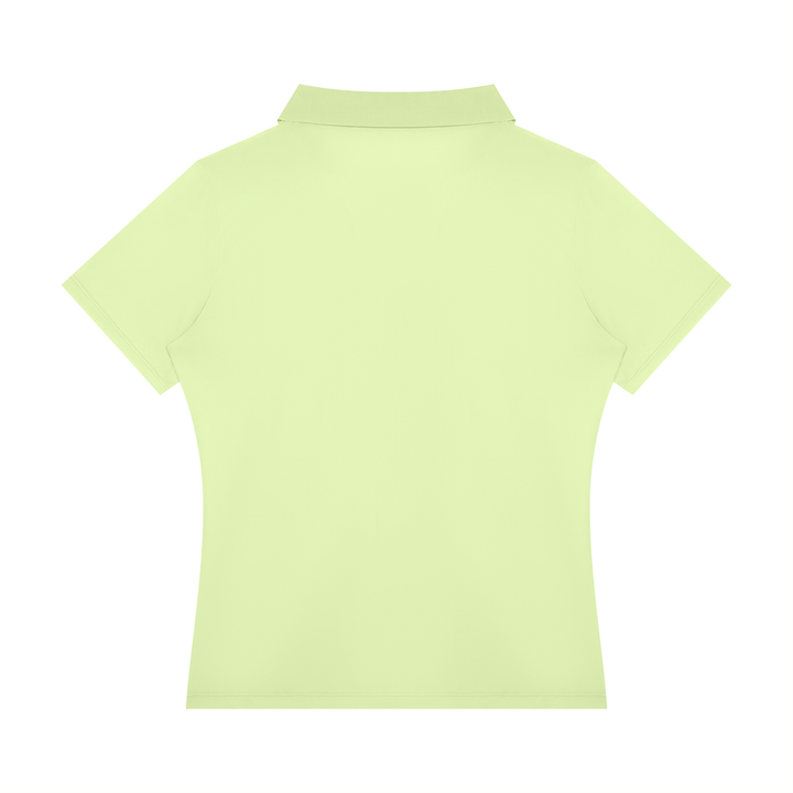 Women’s gym wear Color Block Polo Shirt