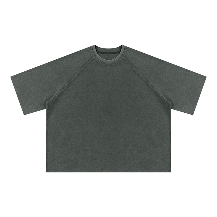 men t shirt Unisex Mineral Wash Boxy Waffle T-Shirt