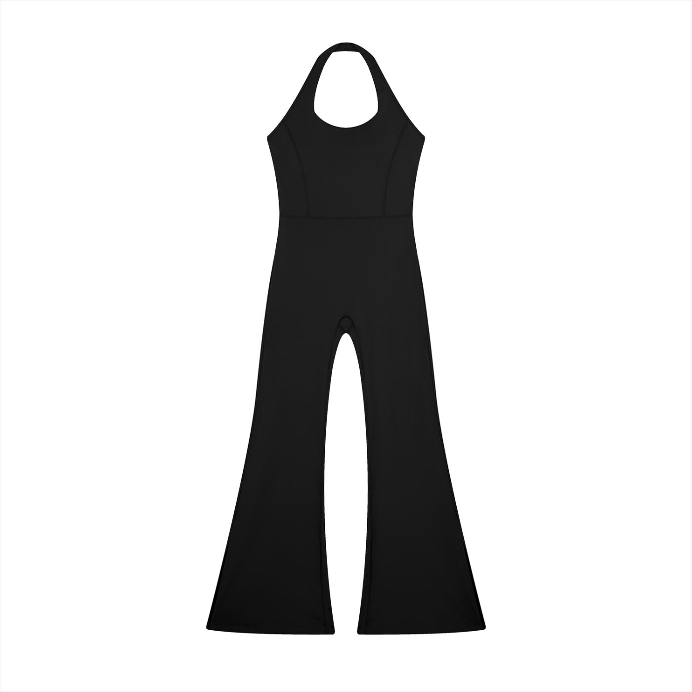 Women’s brand t shirt  Halter Flared Jumpsuit