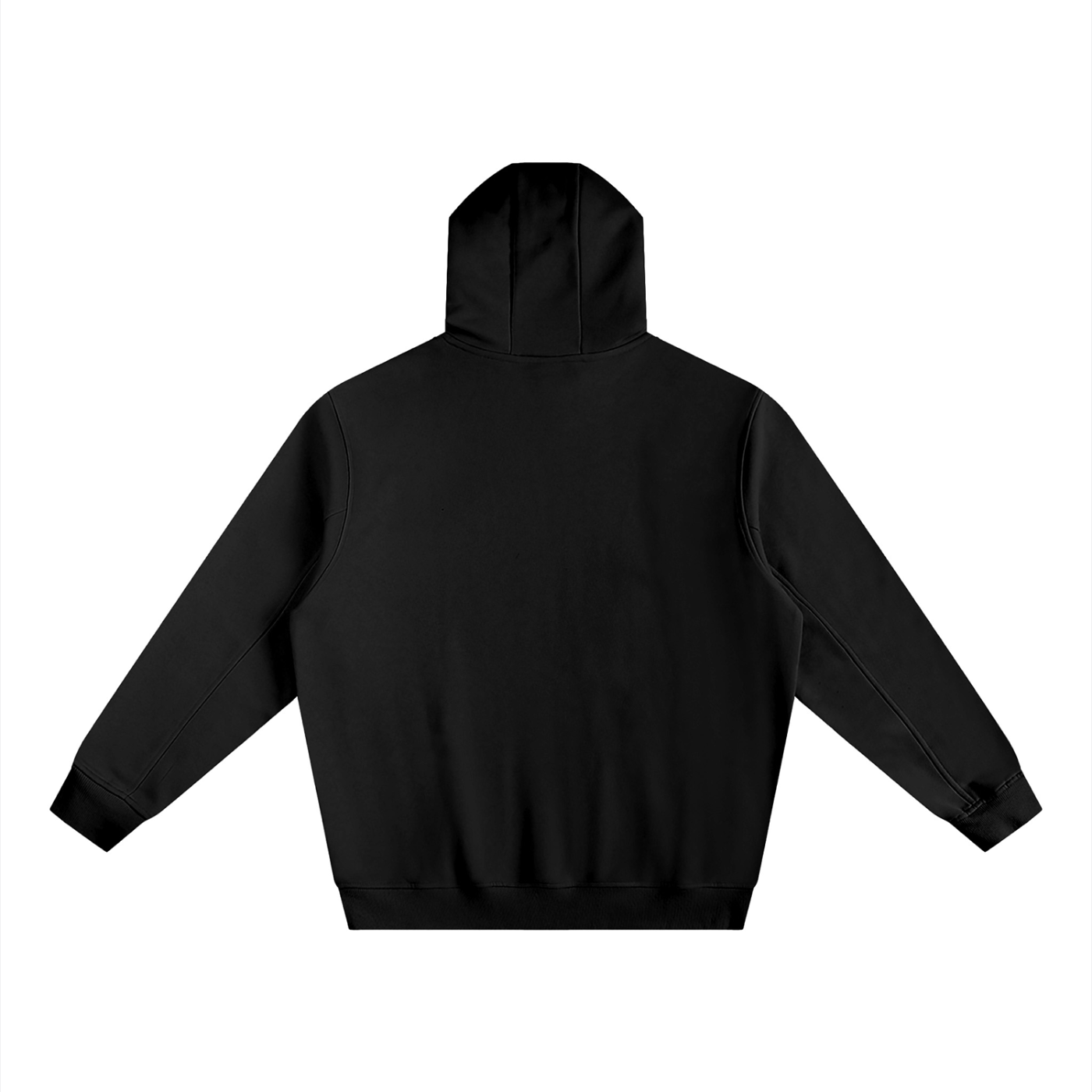 men brand Fleeced High Neck Hoodie