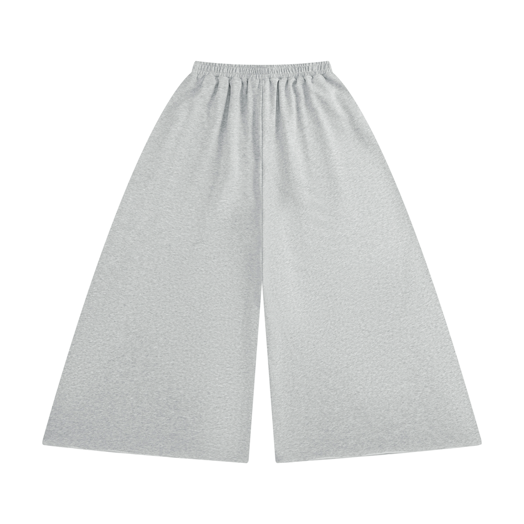 Women pent Raw Edge Wide Leg Sweatpants