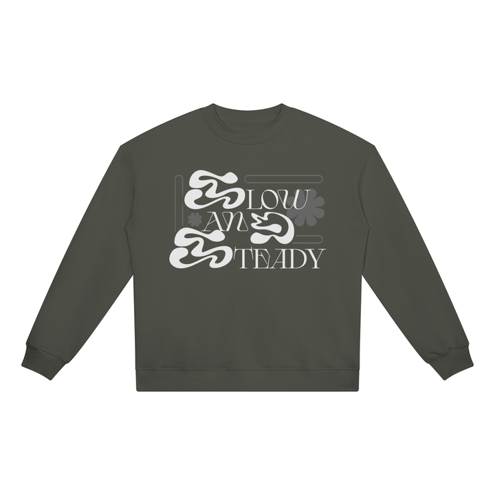 men graphic Heavyweight Crewneck Sweatshirt