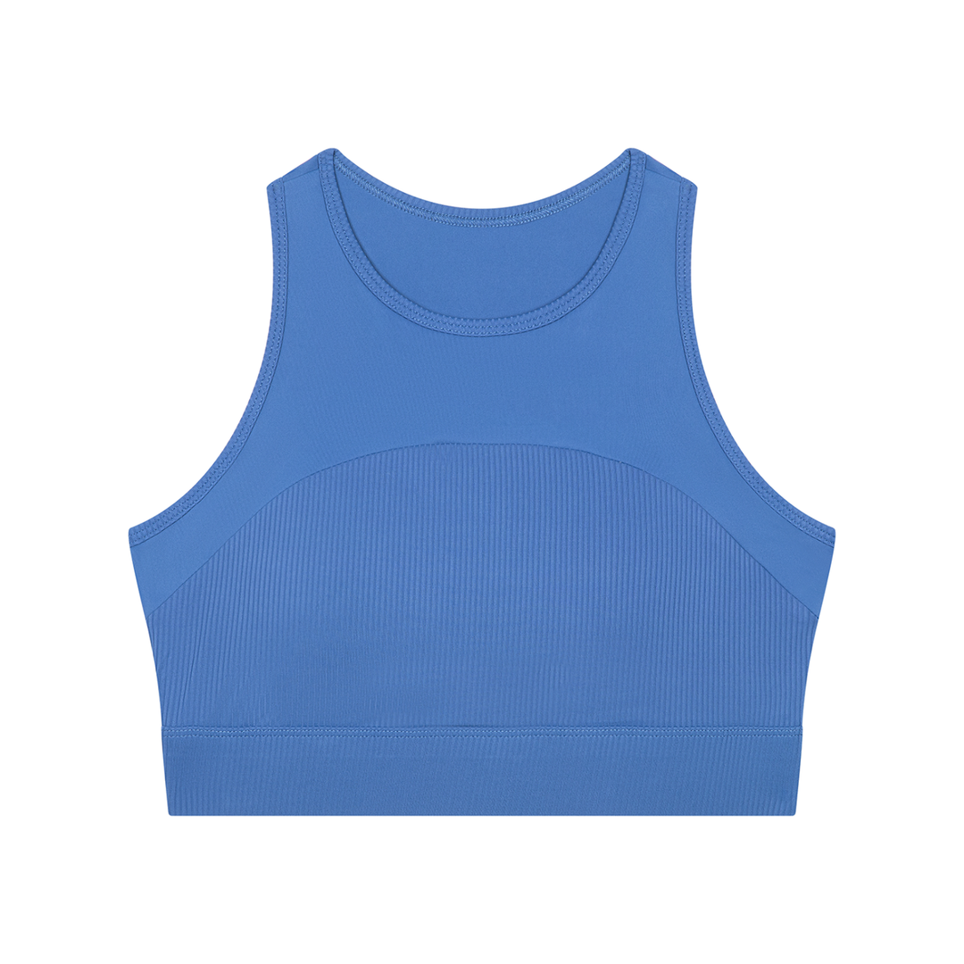 Women gym wear  Paneled Crop Yoga Tank Top