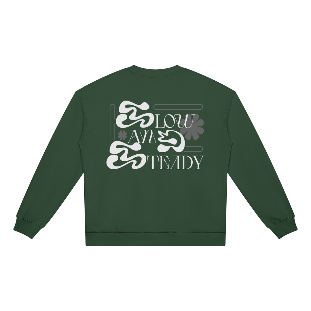 men graphic Heavyweight Crewneck Sweatshirt