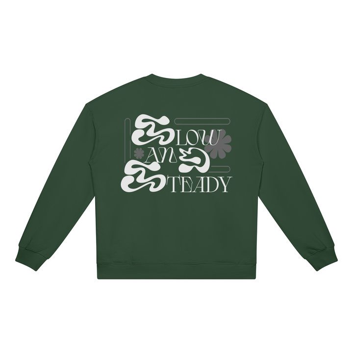 men graphic Heavyweight Crewneck Sweatshirt