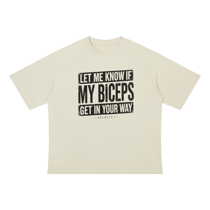 MEN GYM Unisex Drop Shoulder Cotton T-Shirt