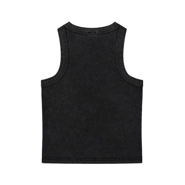 gym wear Logo Washed Cropped Tank