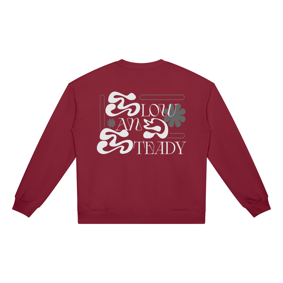 men graphic Heavyweight Crewneck Sweatshirt