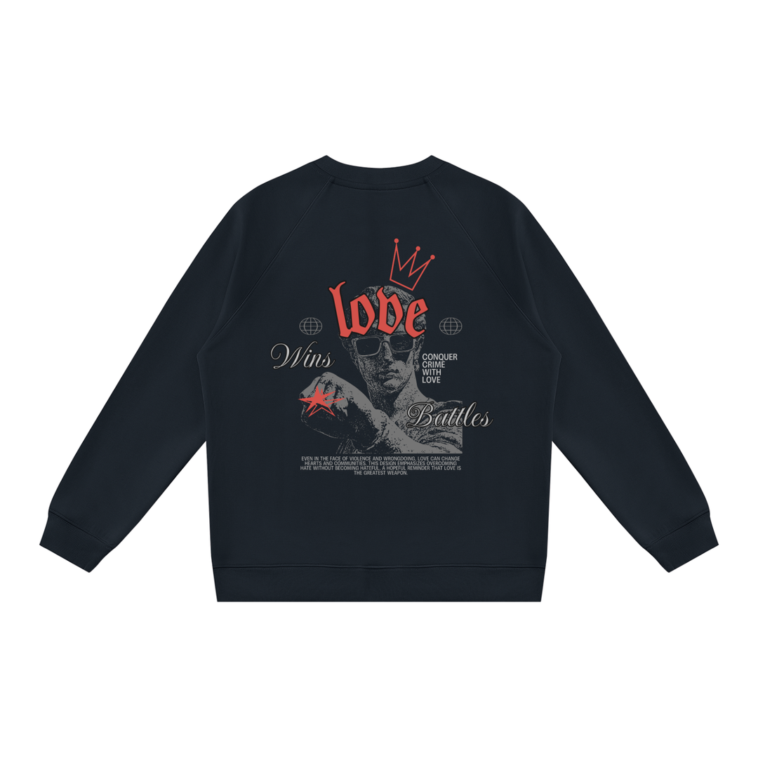 men graphic  Regular Fit Crewneck Sweatshirt