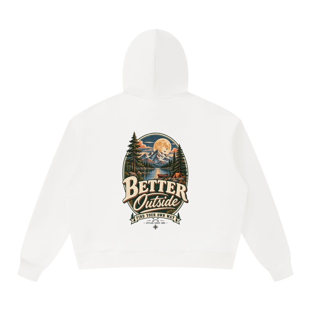 hiking lover  Oversized Heavyweight Hoodie